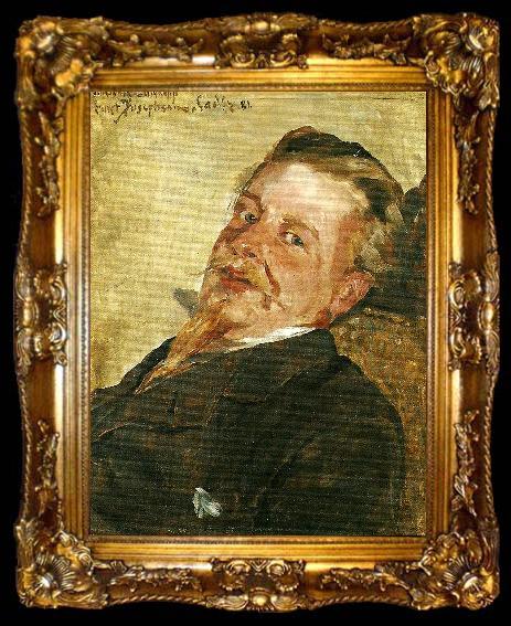 framed  Ernst Josephson portratt av hugo nykopp, ta009-2